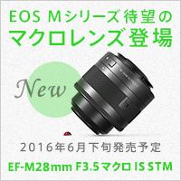 EF-M28mm F3.5 マクロ IS STM 特長紹介
