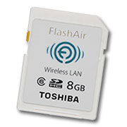 東芝「無線LAN搭載SDHCメモリーカード FlashAir」
