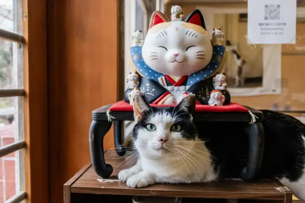 招き招かれ猫