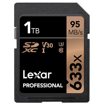 Lexar Professional 633x SDXC UHS-Iカード 1TB