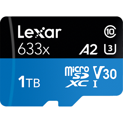 Lexar High-Performance 633x microSDXC UHS-Iカード 1TB